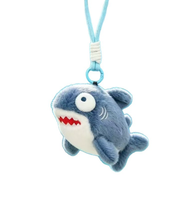 Pendentif Animal Marin Adorable - Requin, Pieuvre, Baleine Émettrice de Jet d'Eau, Jouet en Peluche, Décoration de Sac à Dos, Porte-clés