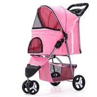 Lps ZMaker — poussette pour chien et chat, chariot à 3 roues, Large, détachable, pour animal de compagnie
