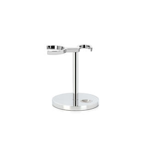 Support de rasage professionnel pour hommes en noir avec rasoir et porte-brosse Support de rasage durable en acier inoxydable - Product Image 2