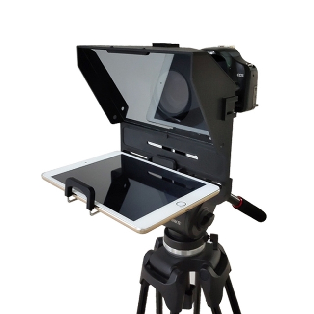 New Arrival Camera Accessories Large Screen Mobile Phone Tablet SLR Live Show Mini Portable Recording Teleprompter
