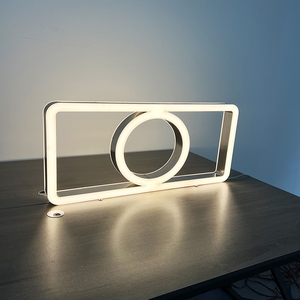 Nhà Hàng <span class=keywords><strong>LED</strong></span> hai mặt dạ quang không biên giới phân vùng THƯ QUẢNG CÁO trang trí tùy chỉnh - Product Image 5