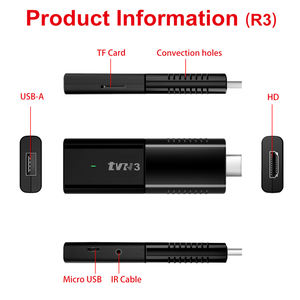 IK R2/R3 H313 1 Go de RAM 8 Go de ROM Stick <span class=keywords><strong>TV</strong></span> 4K Meilleur Android 10 <span class=keywords><strong>Fire</strong></span> Lite Aexa Télécommande vocale <span class=keywords><strong>Fire</strong></span> <span class=keywords><strong>TV</strong></span> Stick - Product Image 6