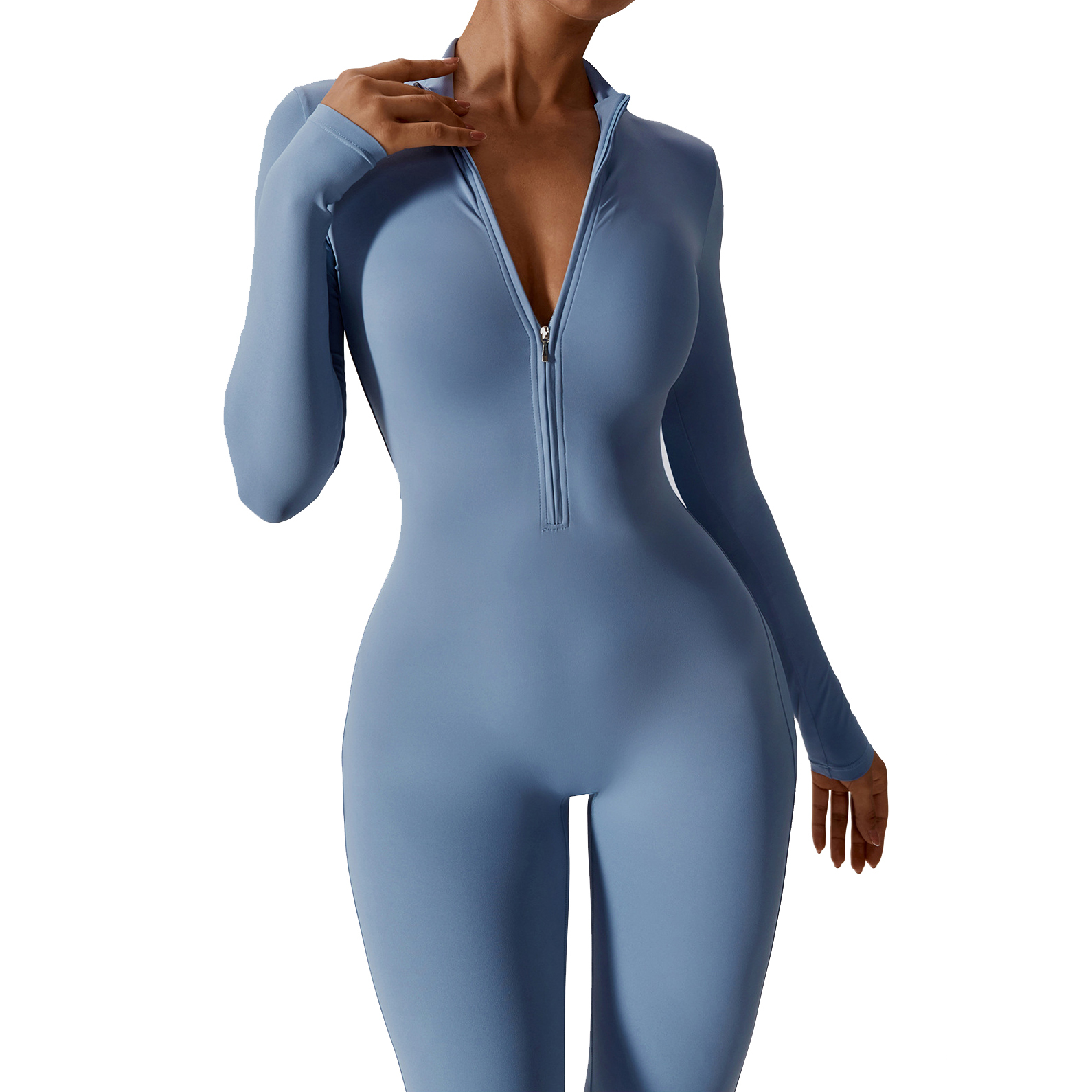 Combinaison Sauna LAZAWG Femme – Manches Longues, Fermeture éclair – Transpiration Intense, Perte De Poids – Running, Gym, Fitness