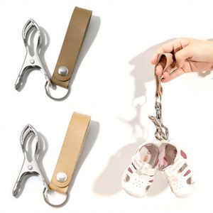 Wholesale Pu Leather Baby Stroller <b>Holder</b> Organizer Blanket Clip <b>Shoe</b> Clips Babies and Kids for Gifts - Product Image 1