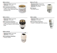 Capteur d'oxygène médical AII Analytical 100% Range, capteur O2 PSR-11-75-KE7 compatible avec l'analyseur de gaz Maxtec