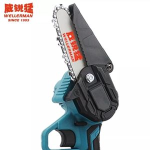 Mini tronçonneuse sans fil de 4 pouces, chaîne d'alimentation sans fil, scies à chaîne 21V, tronçonneuse à batterie portable - Product Image 5