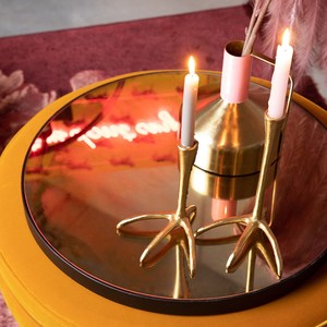 Soportes para velas de aluminio dorado 2025, decoración para el hogar más vendida - Product Image 3
