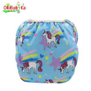 Bayi Tahan Air Adjustable Renang Popok Kain Reusable Mudah Dicuci Bayi Popok - Product Image 2