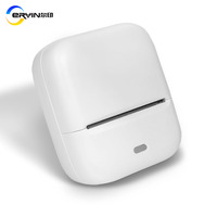 Imprimante thermique portable Bluetooth rechargeable mini 58 mm économique pour étiquettes et tatouages