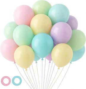 Pastel Pink Set 12 Inch Macaron Latex Party Balloons for Graduation Easter Wedding <strong>Birthday</strong> <strong>Rainbow</strong> Baby Anniversary <strong>Decoration</strong> - Product Image 5