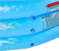 Piscine hors sol gonflable INTEX 59416 58426 58446 en PVC bleue à trois anneaux pour bébés et enfants