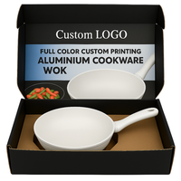 Boîtes personnalisées pour ustensiles de cuisine, impression couleur, boîtes en aluminium pour woks, grandes boîtes de taille standard, bon emballage personnalisé pour ustensiles de cuisine