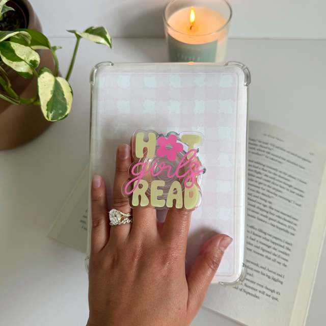 Custom Sublimation Anime Phone Grip Acrylic Poppings Phone Socket Acrylic Phone Grip Kindle Accessories Bookish Merch