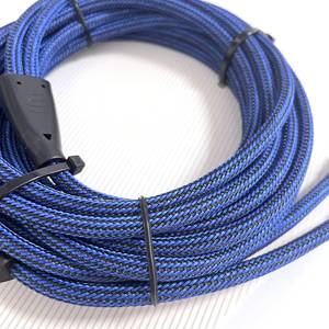 สายเคเบิล 2RCA ชายต่อชาย แบบขายส่งจากโรงงาน, สายสัญญาณเสียงรถยนต์แบบ 2 ช่องสัญญาณ หัวโลหะ ถักด้วยทองแดงทั้งเส้น ป้องกันสัญญาณรบกวนอย่างเต็มที่ - Product Image 3