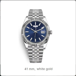 4A fabbrica personalizza orologio meccanico di lusso da 41mm 904L movimento di precisione in acciaio luminoso Display puntatore subacqueo romano blu-modello - Product Image 4