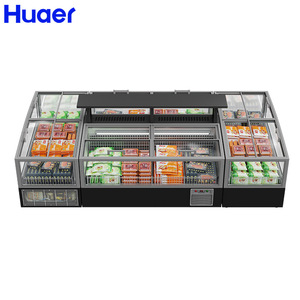 Congélateur vitrine commercial incurvé à économie d'énergie pour supermarchés, idéal pour Lulu et <span class=keywords><strong>Carrefour</strong></span> - Product Image 2