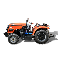 Tracteur agricole 4x4 performant de 70 CV, diesel, compatible avec remorque, rotoculteur et semoir