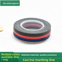 Ruban de marquage 9-Cao Hui, outils de couture, ruban adhésif en papier détachable à la main pour la création de motifs 3D, positionnement de mannequins, ruban de masquage coloré