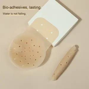 Patch de poitrine en silicone solide ultra-mince pour l'été Trous respirants Boucle plate Pull-Up Sexy Cross-Border Intimates Accessoire - Product Image 2