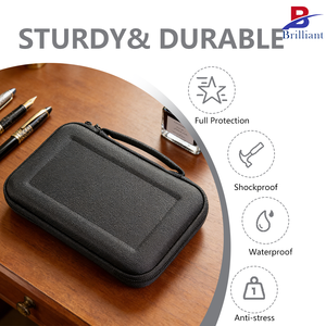 Astuccio Rigido Portatile per Penne Stilografiche Parker, <span class=keywords><strong>Pelikan</strong></span>, Lamy, Hero, Sheaffer e Altre - Organizzatore da Viaggio e per Uso Scolastico - Product Image 5