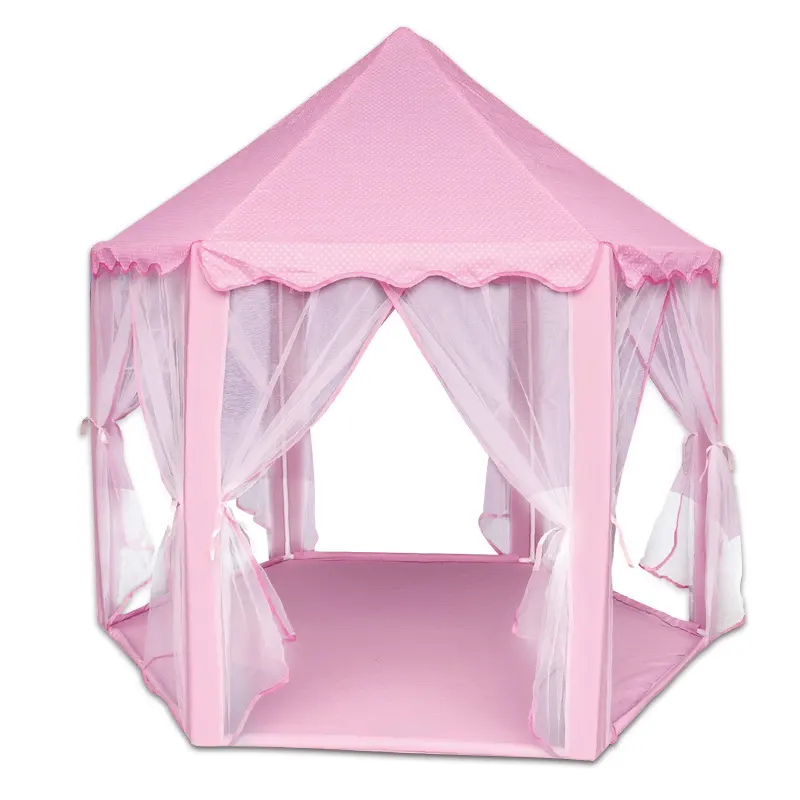 Kinder Mädchen Prinzessin Schloss Zelt Baby Spielhaus Kind Tipi Zelt Spielzeug Kinder Rosa Zelt