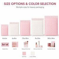 Enveloppes d'expédition en polybulle blanches GDCX prêtes à être expédiées, impression personnalisée, résistantes à l'humidité et à la poussière