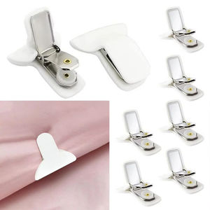 Attaches de couette antidérapantes avec clips rembourrés pour empêcher la couette de se déplacer, idéales pour les couvertures - Product Image 4