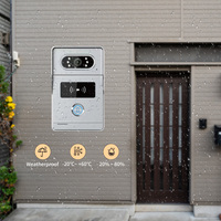 Système d'interphone vidéo intelligent IP 10,1 pouces, contrôle d'accès aux portes, version nocturne, détection de mouvement, surveillance, téléphone de porte pour villa, maison