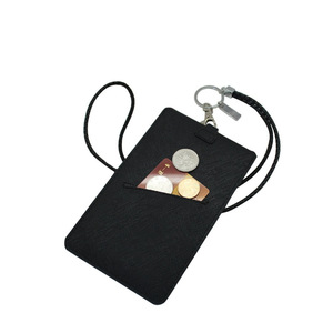 Pochette haut de gamme pour téléphone portable à grain croisé, porte-cartes tour de cou, sac de blindage du signal, sac anti-radiation, personnalisable avec logo. - Product Image 3