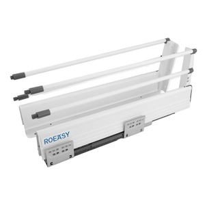 Roeasy Slim Box Slide Metal Tandem Box Double Wall Drawer Slide channel system sliding drawer box channel