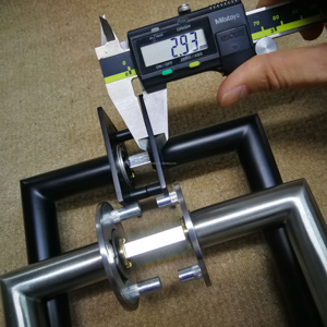 Nhà vệ sinh chỉ số núm/phân vùng khóa cửa với màu đỏ và màu xanh lá cây chỉ - Product Image 6