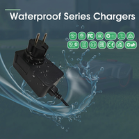 Chargeur haute puissance étanche NULIKE 21V 2A, étanche IP67, prises US/EU/UK/AU, 5V-24V 1A-4A, matériau PC, utilisation en extérieur et sur bureau