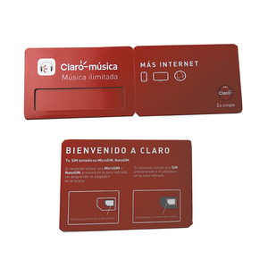 Custom 4G 5G <span class=keywords><strong>Sim</strong></span>-kaart Unieke Verpakking - Product Image 2