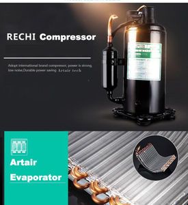 1.5HP 12000BTU mini xách tay combo làm mát/sưởi ấm/Máy hút ẩm 60L/ngày 220V climatiseur aires climatiseur bức tranh tường <span class=keywords><strong>Midea</strong></span> Gree - Product Image 6