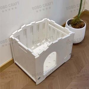 Casa de tamaño pequeño <span class=keywords><strong>para</strong></span> perrera <span class=keywords><strong>para</strong></span> perros pequeños/gatos, seguridad ajustable <span class=keywords><strong>para</strong></span> interiores/exteriores, cachorro no tóxico - Product Image 5