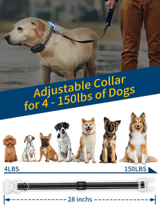 <span class=keywords><strong>Collar</strong></span> luminoso para perros recargable impermeable ajustable y se puede usar con un <span class=keywords><strong>collar</strong></span> de perro Flash para entrenador de perros - Product Image 6