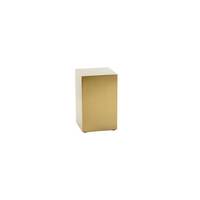 Urna Funeraria Rectangular Alta de Acero Inoxidable Cepillado Clásico con Acabado Satinado para Cenizas de Adultos