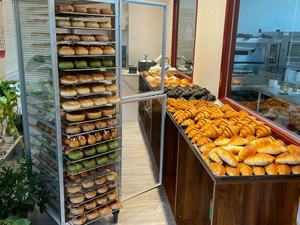 BACKPRO 18 Tier us x us us Aluminum عربة ترولي لمطعم الفندق كعك خَبز مخابز + تبريد + رف - Product Image 6