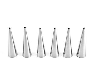 Moules à cornets en acier inoxydable HY, forme conique tubulaire, pour cannoli, tubes, croissants - Product Image 6
