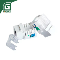 GETEKnet OEM 8P4C UTP Cat 3 Cat3 Connecteur Ethernet RJ11 Module de prise modulaire Jack RJ45 Keystone Jack