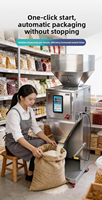 Intelligente besturing semi-automatische verpakkingsmachine voor thee, rijst, noten, gedroogd fruit, met weegfunctie, multifunctioneel, 110V/220V