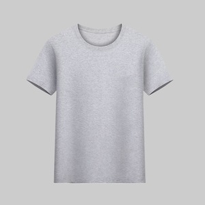T-shirt homme slim fit col rond manches courtes couleur unie personnalisable avec impression de logo - Product Image 6