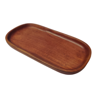 Plateaux de service rectangulaires contemporains en bois de cerisier/mangue/acacia, faits à la main, 100 % écologiques, de qualité alimentaire, pour la vente en gros de luxe sur mesure