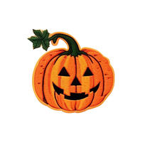 Écussons brodés personnalisés OEM Citrouille et Fantôme d'Halloween, thermocollants, badges pour la Toussaint, pour vêtements, chapeaux et sacs