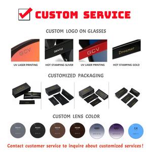 Lunettes de soleil sportives pour hommes, légères, rectangulaires, demi-cerclées, polarisées UV400, anti-reflets, confortables et protectrices contre le vent - Product Image 5