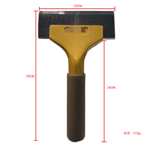 Car Window Tinting Squeegee Aluminum Alloy Handle Black Gold Durable For Automotive Use - Product Image 3