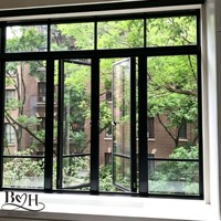 현대식 주택 및 빌라용 슬림 프레임 알루미늄 양문형 맞춤 사이즈 단열 유리 파티오 도어 창문
