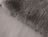 Polyester-Baumwoll-Seiden-Velours-Sofa-Vorhang-Drapierung Kunstkaninchenfell Gestrickter Plüsch Kunstfell für Flauschige Kleider
