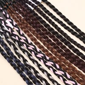 Clip épicé à la mode dans la perruque d'extension de cheveux tressé avec pince douce Cool filles queue de cheval tresse printemps torsion tressage cheveux - Product Image 3
