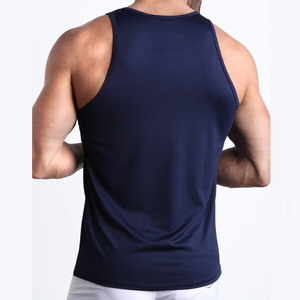 Men's Casual <b>Workout</b> <b>Tank</b> <b>Tops</b> 100% Cotton Breathable Polyester Summer Print Stringer Ribbed Design Custom Logo for Summer - Product Image 2